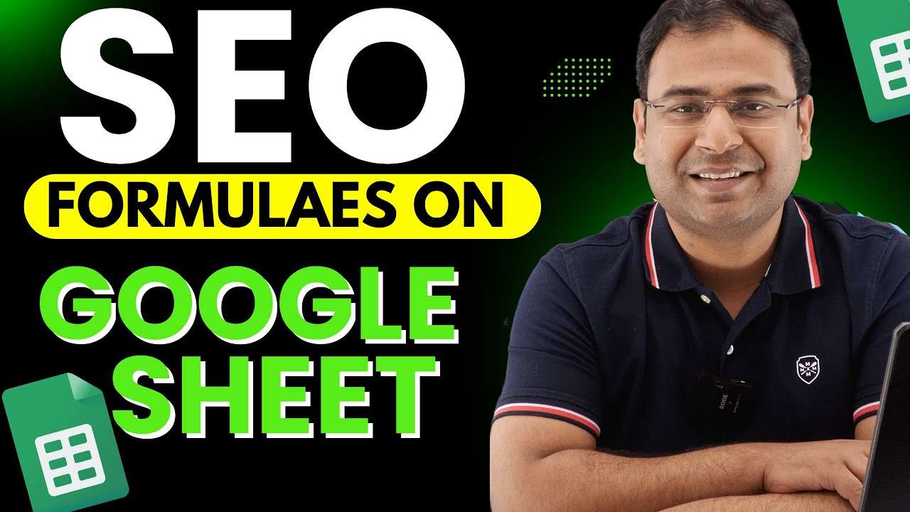 SEO Formulae on Google Sheet Google Sheet for Digital Marketers Course 1